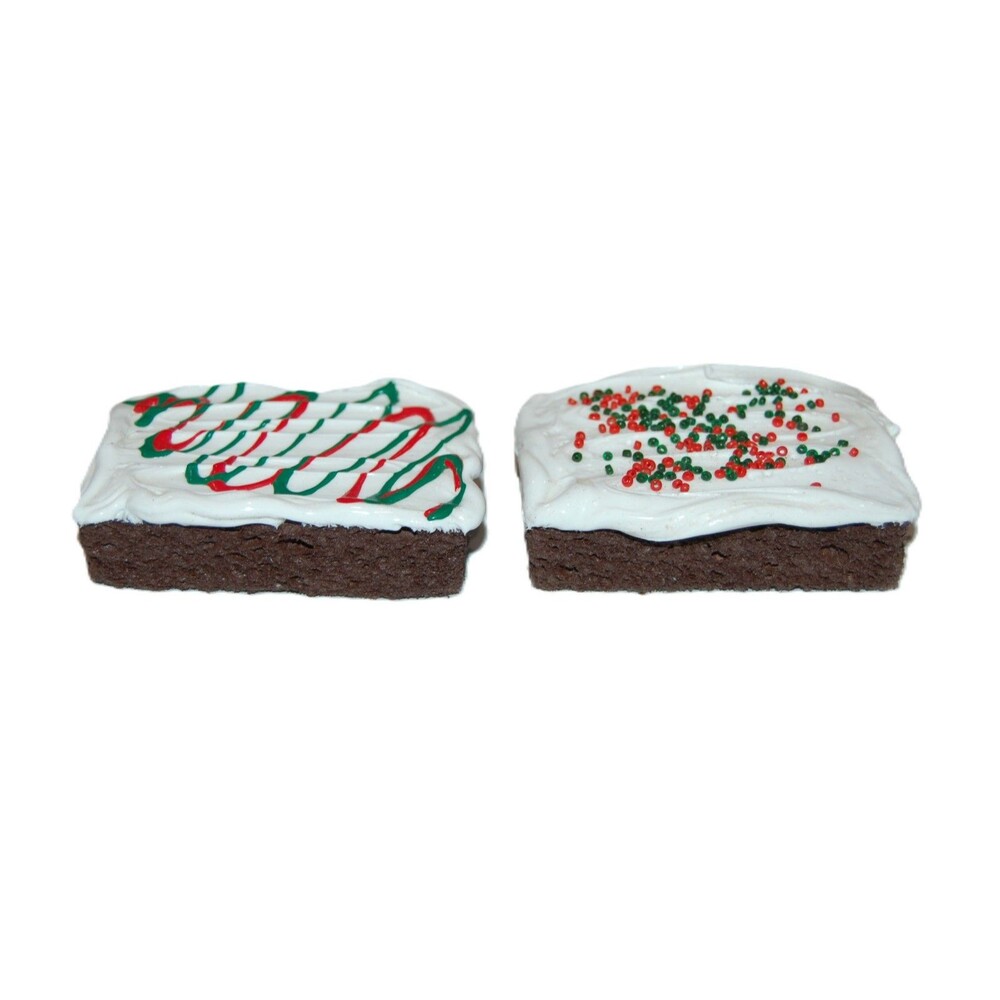 REALISTIC ARTIFICIAL FAUX FAKE FOOD DESSERT BROWNIE DELI CAFE DISPLAY PRANK PROP
